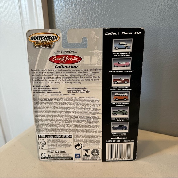 Matchbox Collectibles Barrett-Jackson Collection 1956 Caddillac Eldorado Pink - Picture 3 of 6